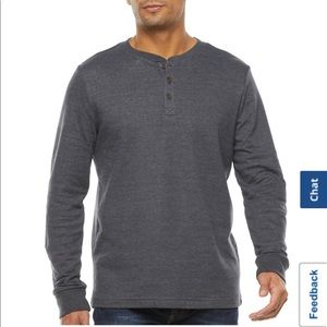St. John’s Bay Long Sleeve Henley Shirt